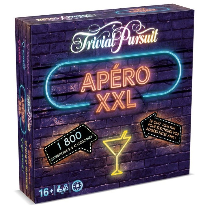 TRIVIAL PURSUIT Apéro XXL - Jeu de société - WINNING MOVES - 2 joueurs minimum - Des 16 ans