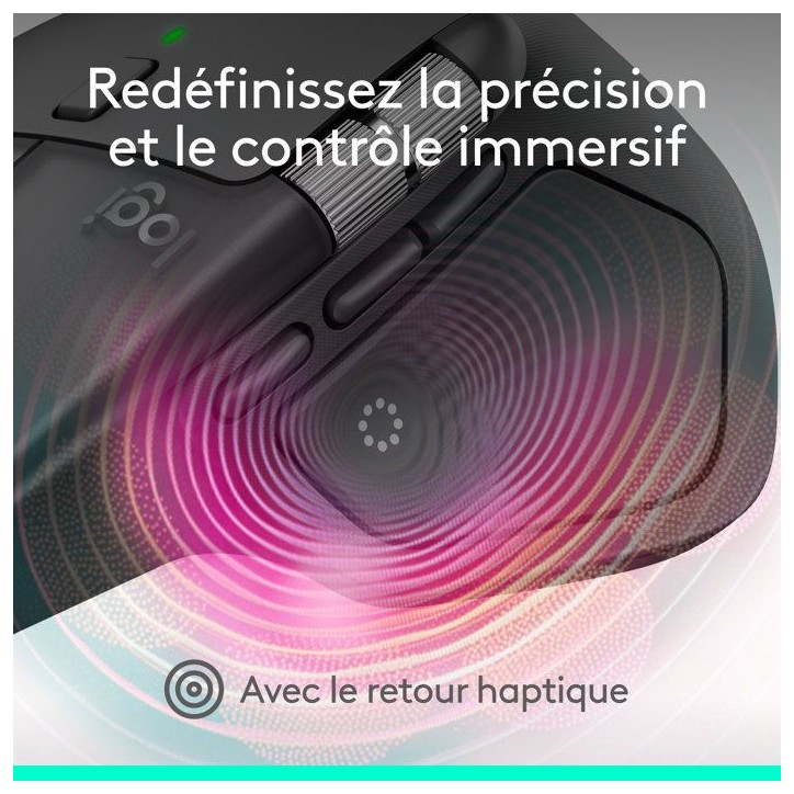 Souris sans fil - Logitech - MX Master 4 - Ergonomique - Graphite