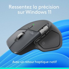 Souris sans fil - Logitech - MX Master 4 - Ergonomique - Graphite