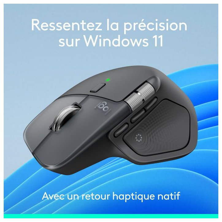Souris sans fil - Logitech - MX Master 4 - Ergonomique - Graphite