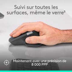 Souris sans fil - Logitech - MX Master 4 - Ergonomique - Graphite