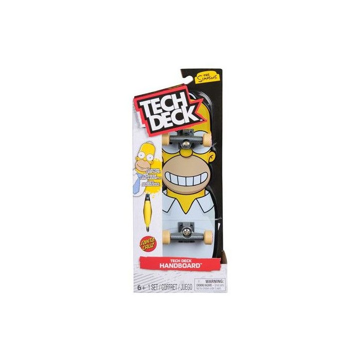Pack figurine Tech Deck 1 handboard The Simpsons X Santa Cruz Pack figurine Tech Deck 1 handboard The Simpsons X Santa Cruz