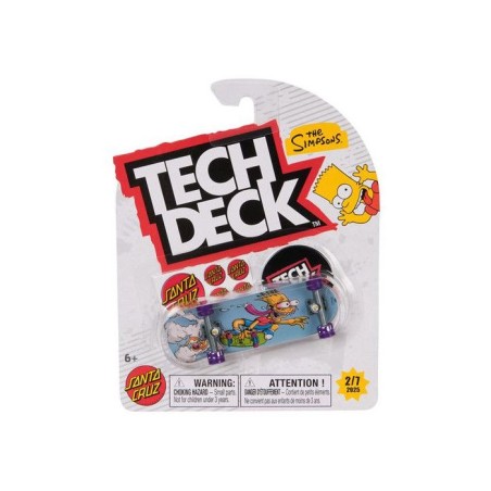 SPINMASTER Tech Deck - Pack 1 Mini skate licence (Simpsons, Sonic, Tor