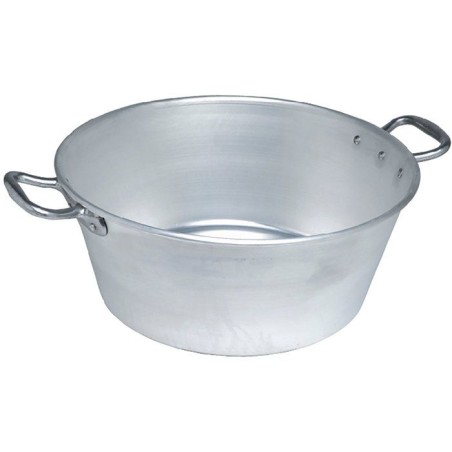 Bassine - LE PRATIQUE - Aluminium - Ø 45 cm - 21 L - Épaisseur 1,5 m