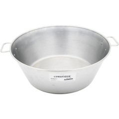 Bassine - LE PRATIQUE - Aluminium - Ø 45 cm - 21 L - Épaisseur 1,5 mm - Anse alu