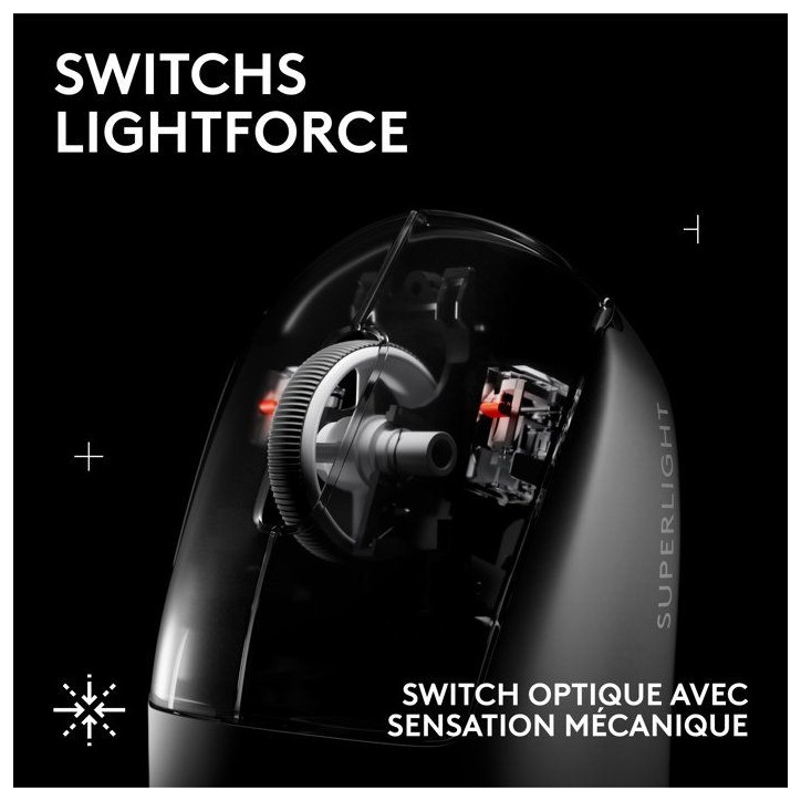 Souris gamer - Sans fil - Logitech G - Pro X Superlight 2 SE Lightspeed - Noire Souris gamer - Sans fil - Logitech G - Pro X Superlight 2 SE Lightspeed - Noire