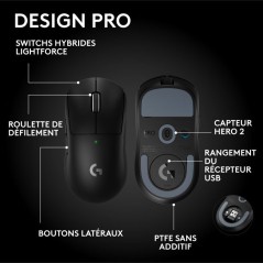 Souris gamer - Sans fil - Logitech G - Pro X Superlight 2 SE Lightspee