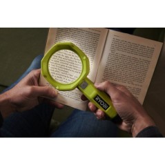 RYOBI Loupe éclairée 4V USB Lithium x3 LED - batterie 2Ah + chargeur
