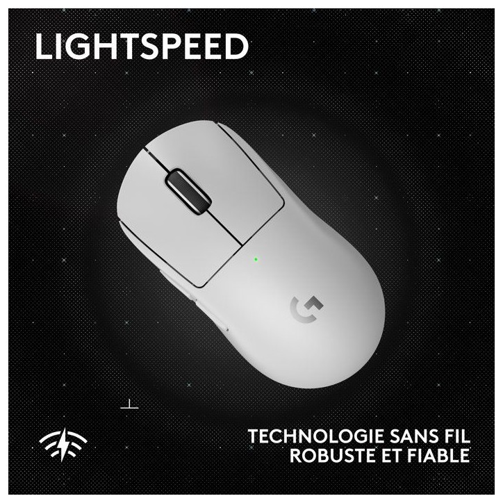 Souris gamer - Sans fil - Logitech G - Pro X Superlight 2 SE Lightspeed - Blanche Souris gamer - Sans fil - Logitech G - Pro X Superlight 2 SE Lightspeed - Blanche