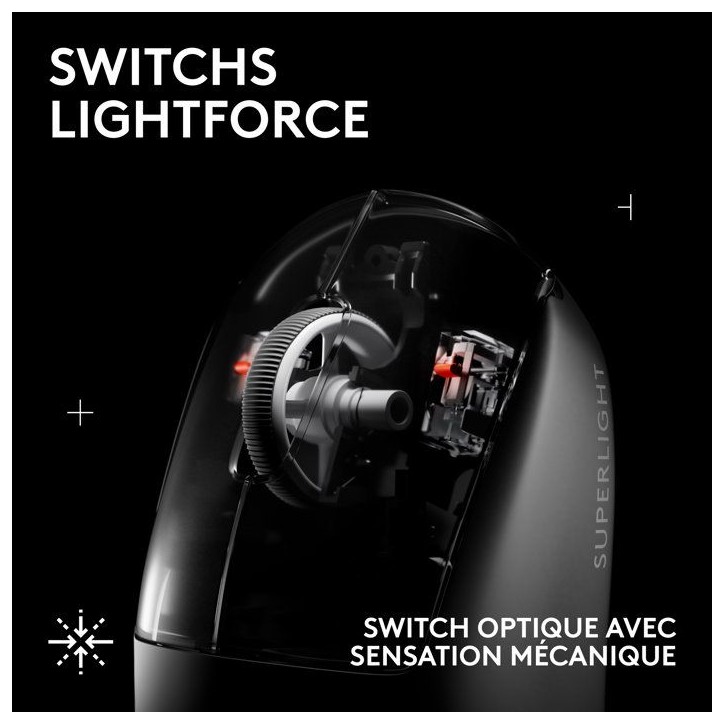 Souris gamer - Sans fil - Logitech G - Pro X Superlight 2 SE Lightspeed - Blanche Souris gamer - Sans fil - Logitech G - Pro X Superlight 2 SE Lightspeed - Blanche