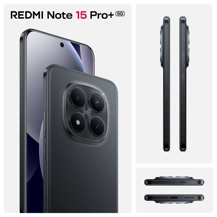 Redmi Note 15 Pro+ 5G 256 Go Noir Redmi Note 15 Pro+ 5G 256 Go Noir