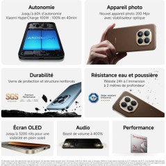 Redmi Note 15 Pro+ 5G 256 Go Noir