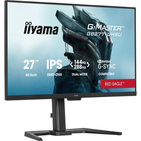 Ecran PC Gamer - IIYAMA - 27 - 144Hz - Dalle Fast IPS - 0,8ms - GB2771UHSU-B1