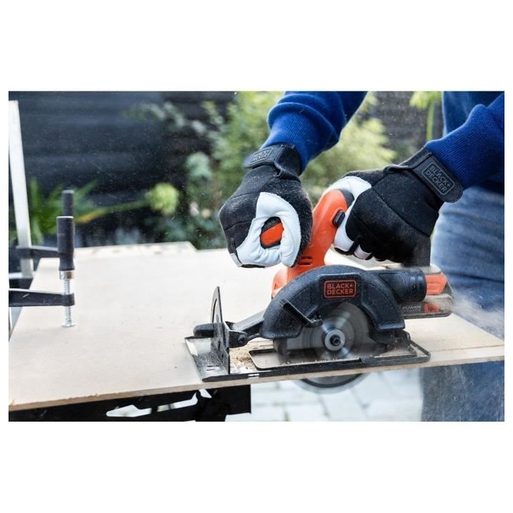 Scie circulaire sans fil - BLACK+DECKER - BDCCS18N-XJ - 18V - profondeur de coupe 140mm - sans batterie