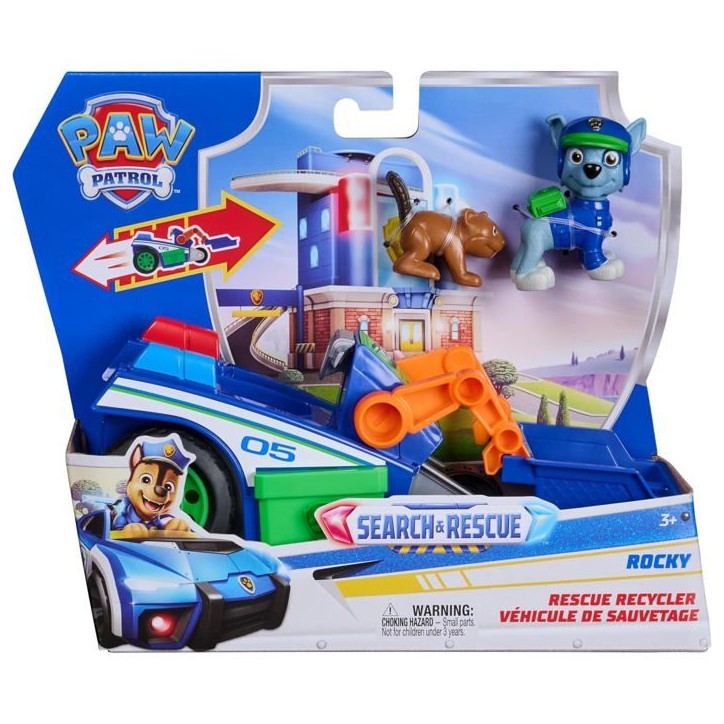 Véhicule et Figurine Search & Rescue Rocky La Pat' Patrouille - SPIN MASTER - A partir de 3 ans Véhicule et Figurine Search & Rescue Rocky La Pat' Patrouille - SPIN MASTER - A partir de 3 ans
