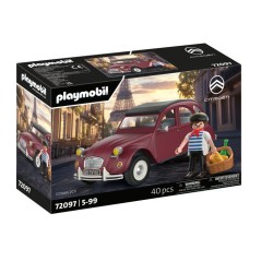 PLAYMOBIL 72097 Citroen 2CV Grenat Exclusif, Classic Car, Voiture de c