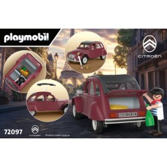 PLAYMOBIL 72097 Citroen 2CV Grenat Exclusif, Classic Car, Voiture de c