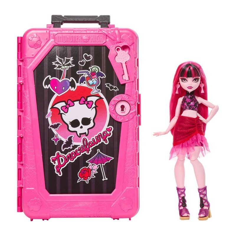 Coffret poupée - MONSTER HIGH MATTEL - Draculaura JDR50 - 19 surprise
