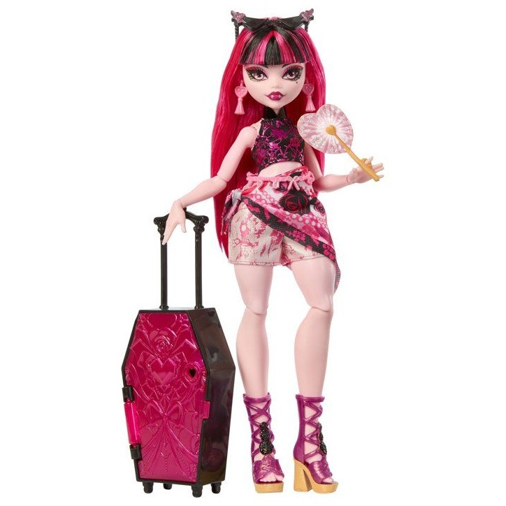 Coffret poupée - MONSTER HIGH MATTEL - Draculaura JDR50 - 19 surprises - Accessoires