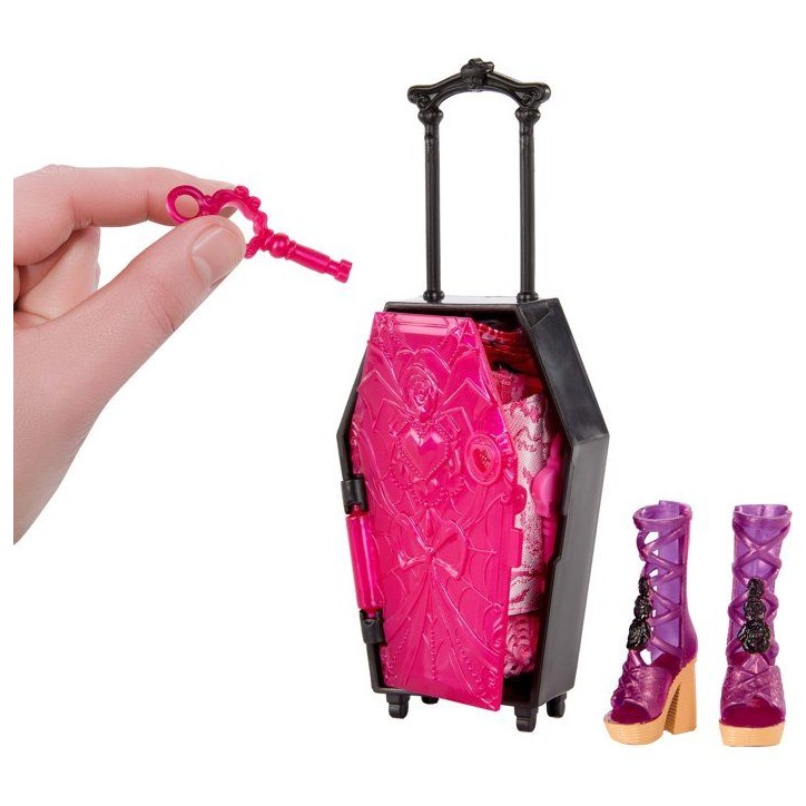 Coffret poupée - MONSTER HIGH MATTEL - Draculaura JDR50 - 19 surprises - Accessoires