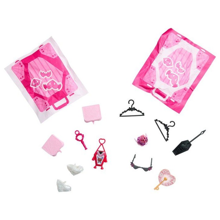 Coffret poupée - MONSTER HIGH MATTEL - Draculaura JDR50 - 19 surprises - Accessoires