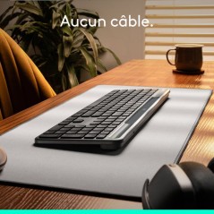 Clavier - Sans fil - Logitech - Signature Slim Solar+ - Graphite