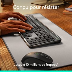 Clavier - Sans fil - Logitech - Signature Slim Solar+ - Graphite