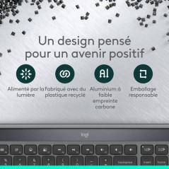 Clavier - Sans fil - Logitech - Signature Slim Solar+ - Graphite