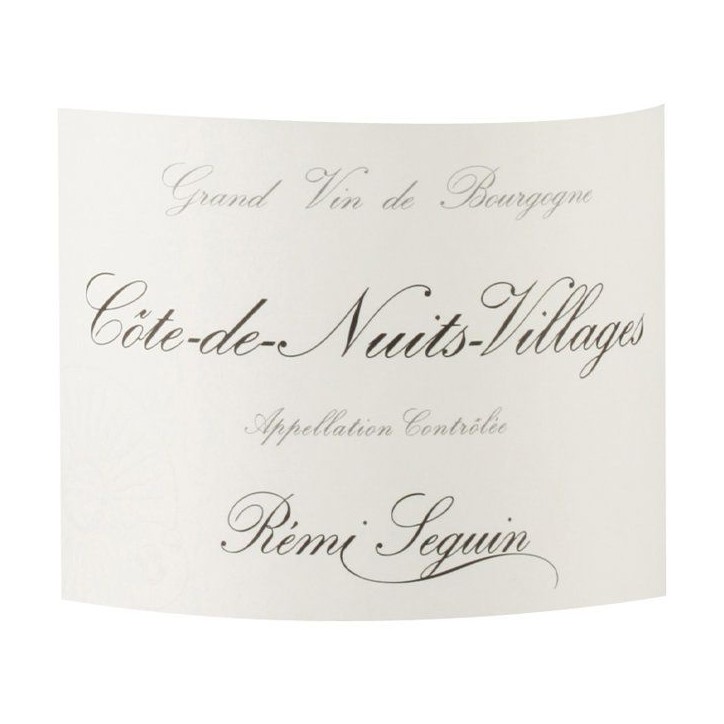 Rémi Seguin 2020 Côte-de-Nuits-Villages - Vin rouge de Bourgogne