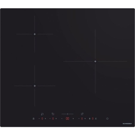 Plaque a induction - SCHNEIDER - 3 foyers - 52 x 59 x 5,5 cm - SCTI630