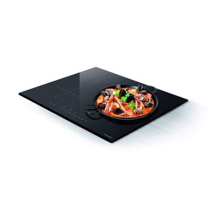 Plaque a induction - SCHNEIDER - 3 foyers - 52 x 59 x 5,5 cm - SCTI630N1S Plaque a induction - SCHNEIDER - 3 foyers - 52 x 59 x 5,5 cm - SCTI630N1S
