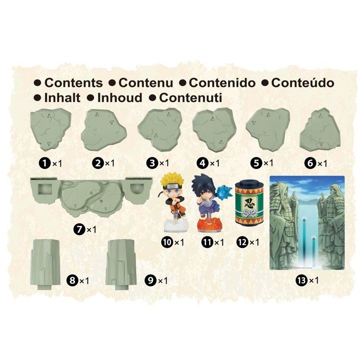 Naruto Shippuden Naruto vs Sasuke - Jeu de duel - EPOCH GAMES - Combat - 2 figurines