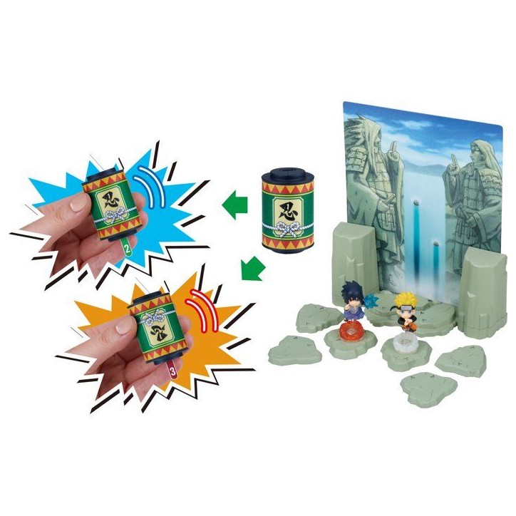 Naruto Shippuden Naruto vs Sasuke - Jeu de duel - EPOCH GAMES - Combat - 2 figurines