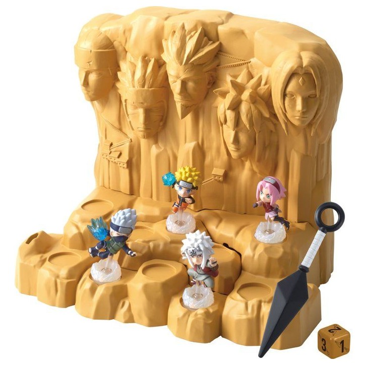 Naruto Shippuden Hokage Rock Survival - Jeu de plateau - EPOCH GAMES - Diorama - 4 figurines