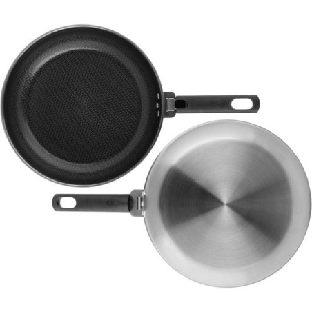 Poeles - COSY & TRENDY - Elegance Set 2 - 24+28 cm - Noir - Aluminium