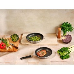 Poeles - COSY & TRENDY - Elegance Set 2 - 24+28 cm - Noir - Aluminium