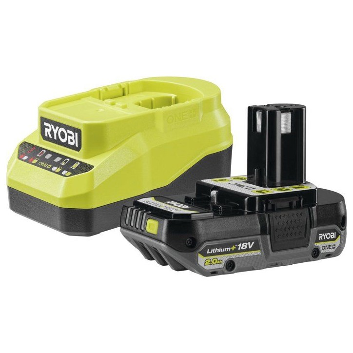 RYOBI Kit batterie 2Ah + chargeur 18V ONE+ - RC18120A-120C
