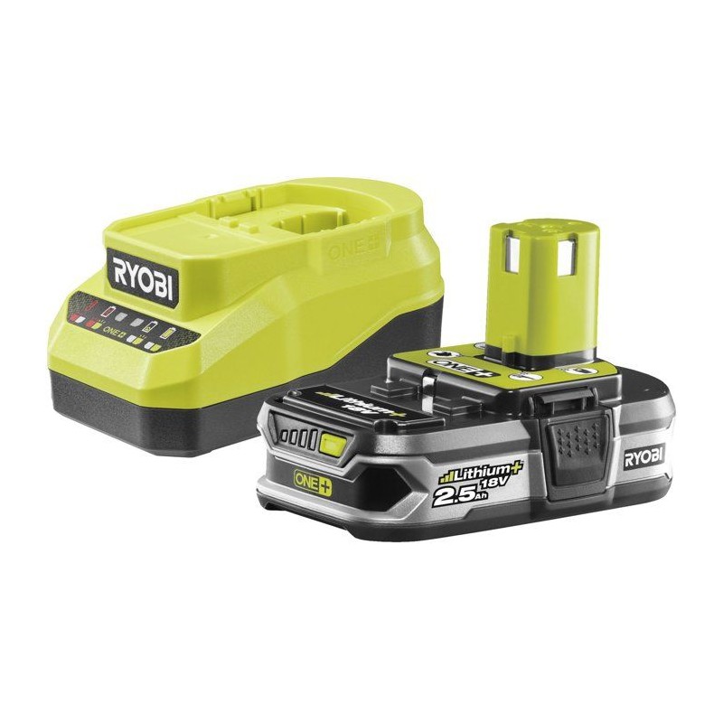 RYOBI Kit batterie 2,5Ah + chargeur 18V ONE+ - RC18120A-125