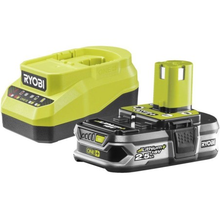 RYOBI Kit batterie 2,5Ah + chargeur 18V ONE+ - RC18120A-125