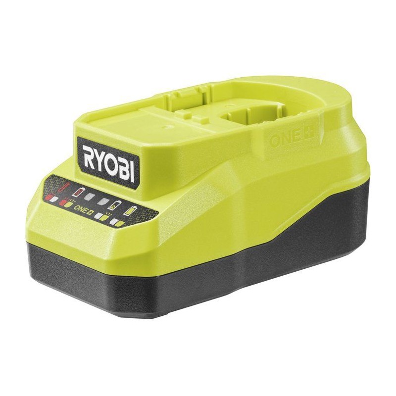 RYOBI Chargeur Lithium+ 18V ONE+ recharge batterie 2Ah en 1h - sans ba
