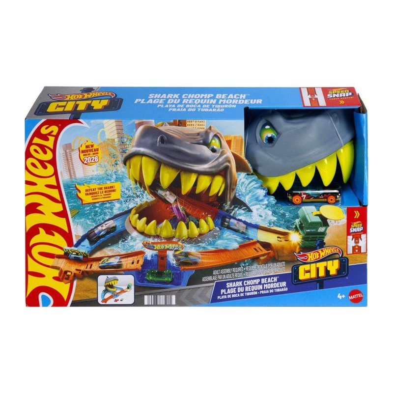 Circuit - HOT WHEELS - Attaque du requin JHL96 - Pistes multiples - Ac