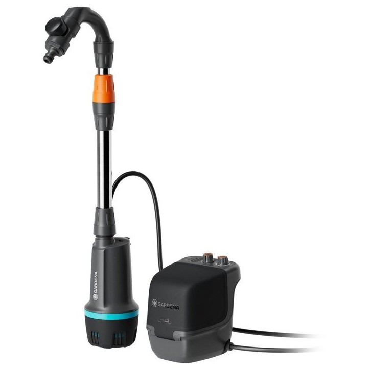 Pompe pour collecteur d'eau de pluie - GARDENA - 2400 - Batterie Li-ion 18V 2,5Ah - Garantie 5 ans
