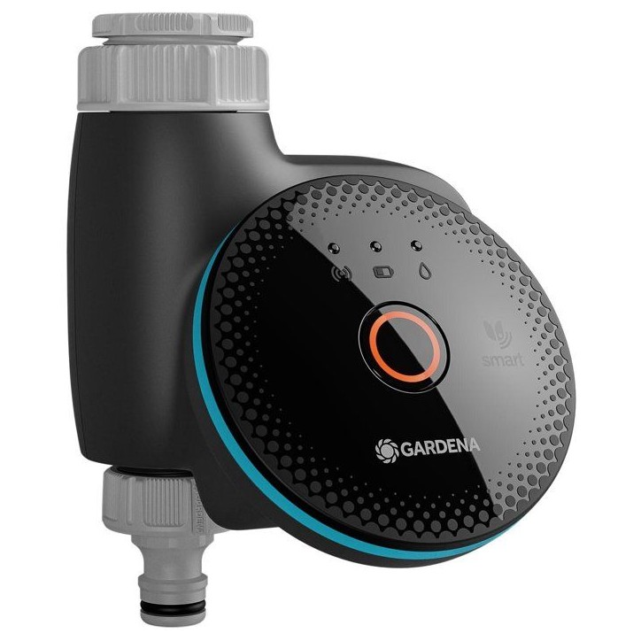 Programmateur d'arrosage - GARDENA - Smart Water Control - 1 voie - Bluetooth - Fonctionne avec 3 piles AA - Garantie 5 ans Programmateur d'arrosage - GARDENA - Smart Water Control - 1 voie - Bluetooth - Fonctionne avec 3 piles AA - Garantie 5 ans