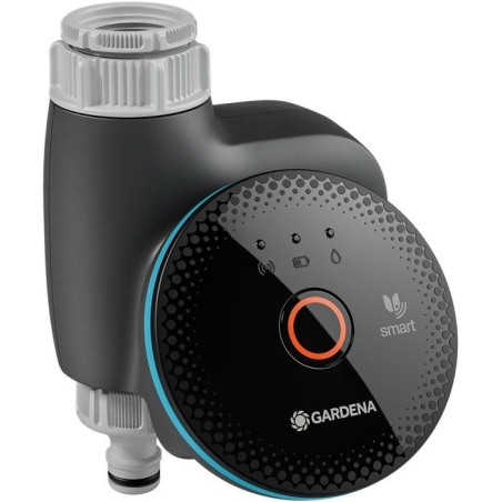 Programmateur d'arrosage - GARDENA - Smart Water Control - 1 voie - Bluetooth - Fonctionne avec 3 piles AA - Garantie 5 ans