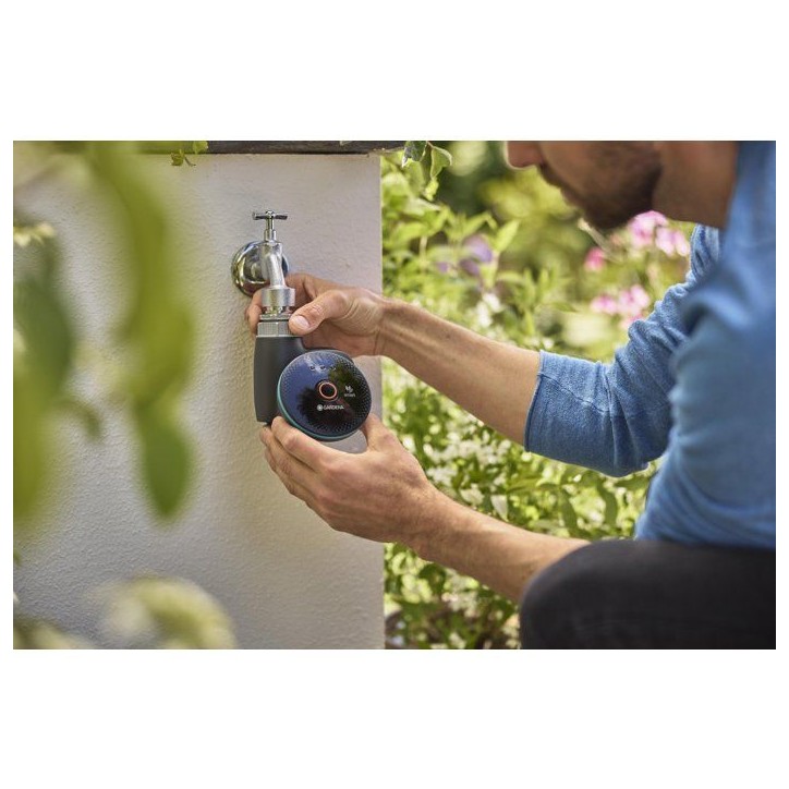 Programmateur d'arrosage - GARDENA - Smart Water Control - 1 voie - Bluetooth - Fonctionne avec 3 piles AA - Garantie 5 ans Programmateur d'arrosage - GARDENA - Smart Water Control - 1 voie - Bluetooth - Fonctionne avec 3 piles AA - Garantie 5 ans