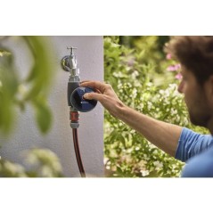 Programmateur d'arrosage - GARDENA - Smart Water Control - 1 voie - Bl