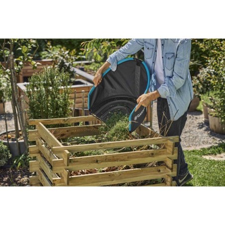Bac de ramassage tondeuse - GARDENA - 49 L