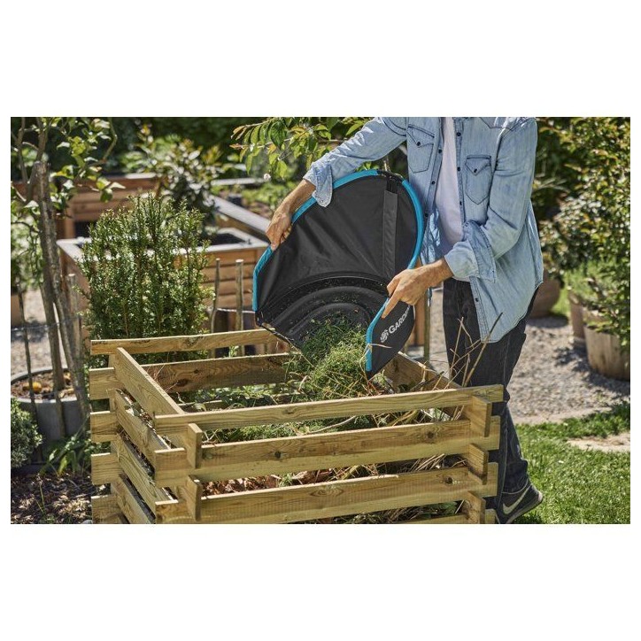 Bac de ramassage tondeuse - GARDENA - 49 L