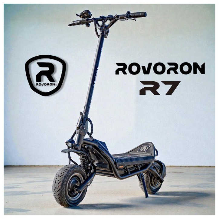 Trottinette électrique - ROVORON - R7 - 60V 28Ah - Noir Trottinette électrique - ROVORON - R7 - 60V 28Ah - Noir