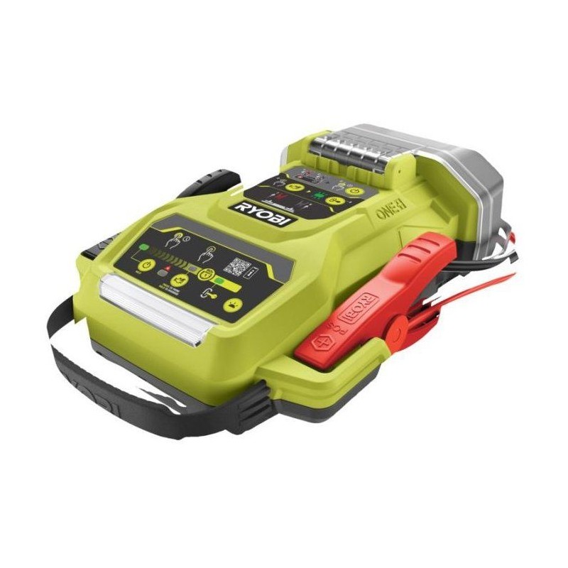 RYOBI Booster de démarrage 18V ONE+ sécurité anti-étincelles - san